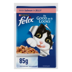 Felix As Good As It Looks Salmon in Jelly Adult Wet Cat Food 85g