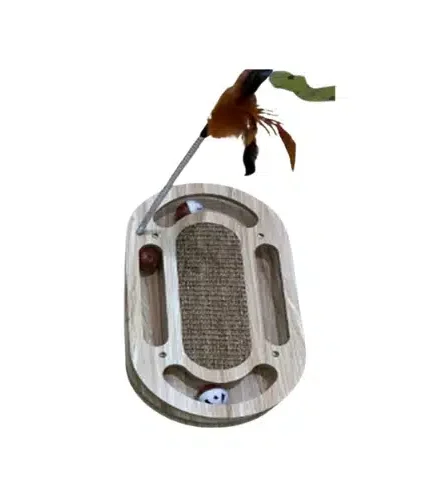 خداشة للقطط مع كور متحركة