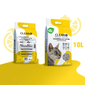 Clean Plus Clumping Cat Litter Lemon 10Ltr