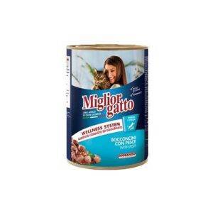 Miglior Gatto Cats Wet Food Chunks of Fish 405gm