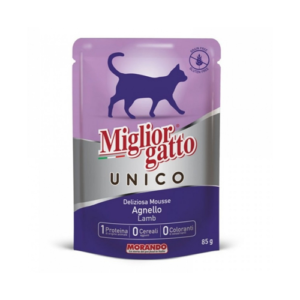 Miglior Gatto UNICO Cats Wet Food Mousse  Lamb 85gm