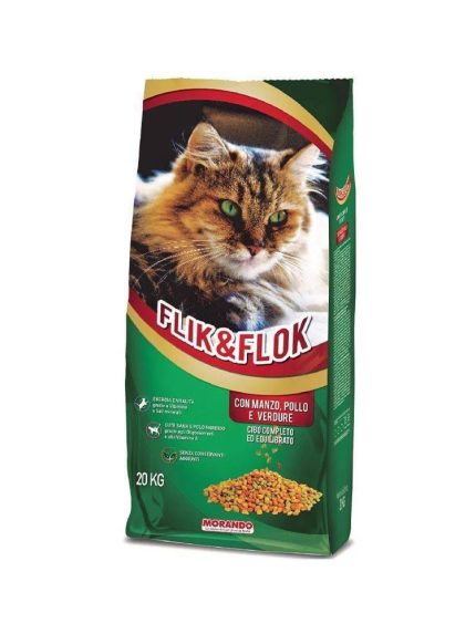 موراندو طعام جاف للقطط بطعم الدجاج و اللحم البقري 20 كيلو