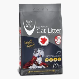 Van Cat White Clumping Bentonite Cat Litter Grey 10Kg