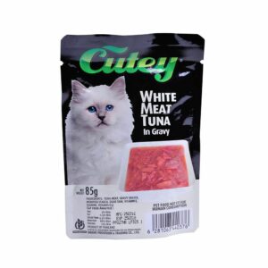 Cutey White Meat Tuna in Gravy Wet Cat Food - 85 g