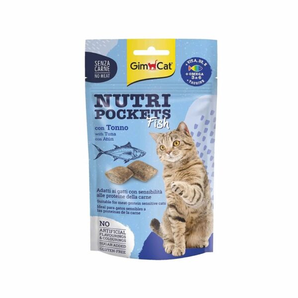 GimCat Nutri Pocket Fish con Tonno