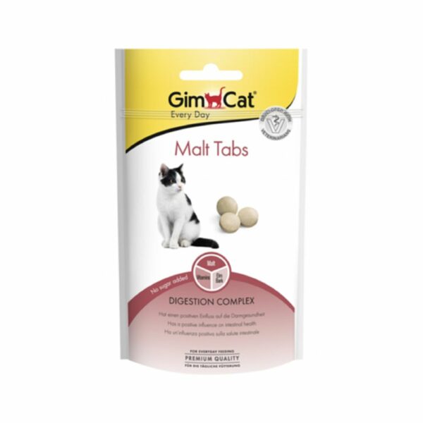 Gimcat Malt tabs for Digestion problems, 40 gram