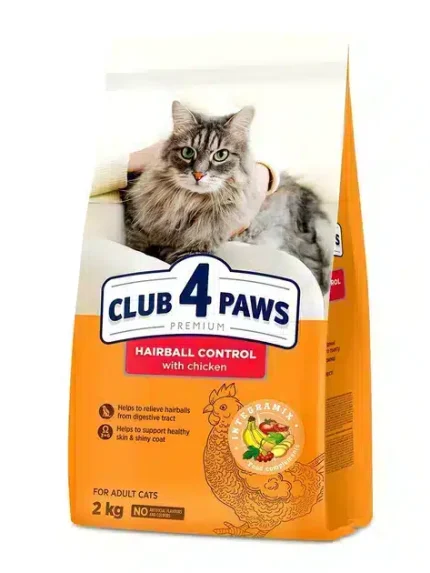كلوب 4 باوز طعام جاف للقطط هيربل بالدجاج 2 كيلو