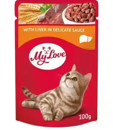 ماي لاف طعام رطب للقطط بالارنب 100 جرام