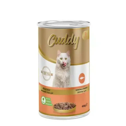 كودي طعام رطب للقطط قطع السلمون في الجيلي 400 جرام