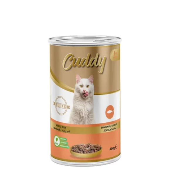 cuddy Wet Cat Food with Salmon 400g