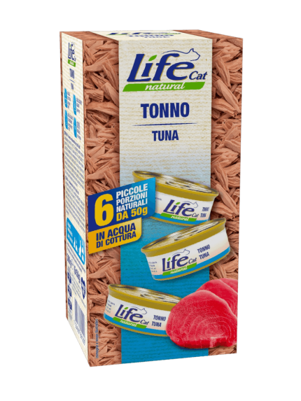 لايف كات طعام رطب للقطط بالتونا في المرق 6×50جرام