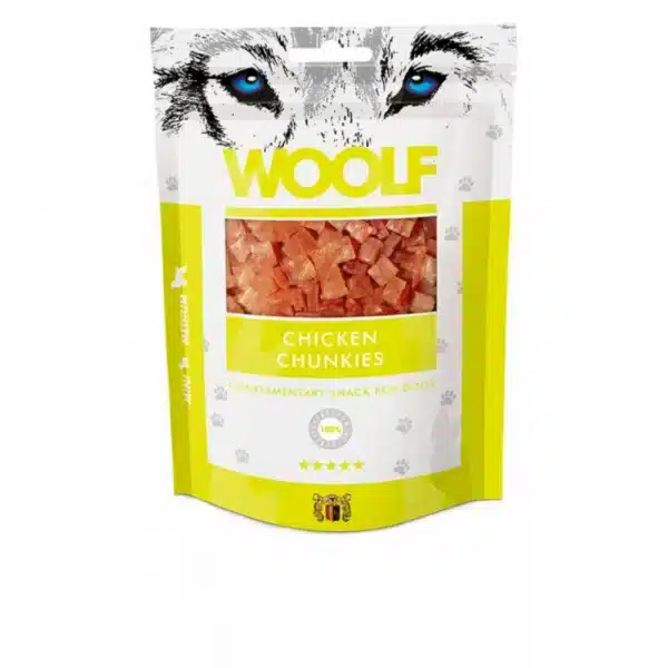 Woolf Chicken Chunkies Dog and Cat Treat - 100 g