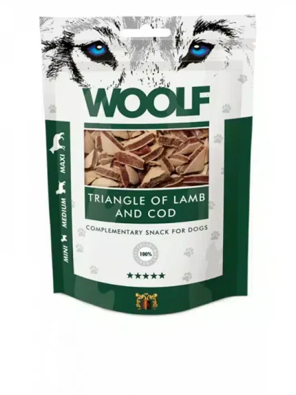 وولف مكافآت للكلاب لحم الضأن وسمك القد 100 جرام