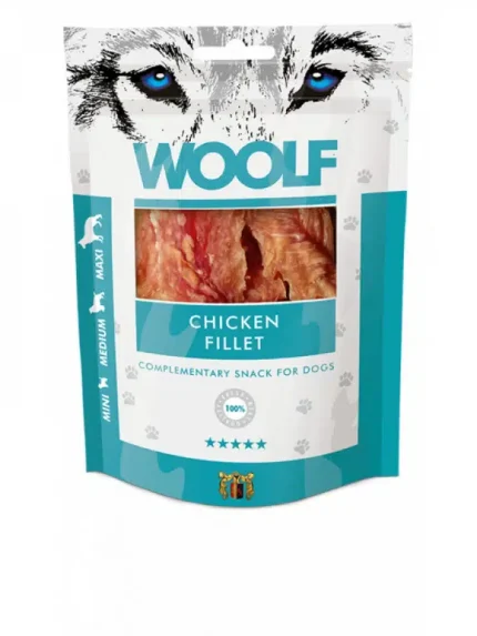 وولف مكافآت للكلاب فيلية الدجاج 100 جرام