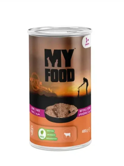 ماي فود طعام رطب للقطط قطع لحم البقر في الجيلي 400 جم