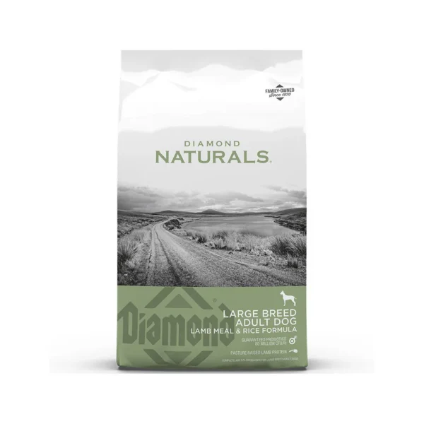 Diamond Naturals Large Breed Adult Dog Formula Rich in Lamb Meal Rice 2kg