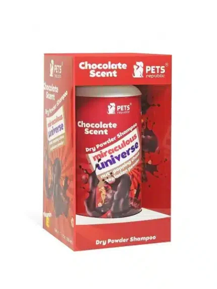 شامبو جاف للقطط والكلاب بالشيكولاته
