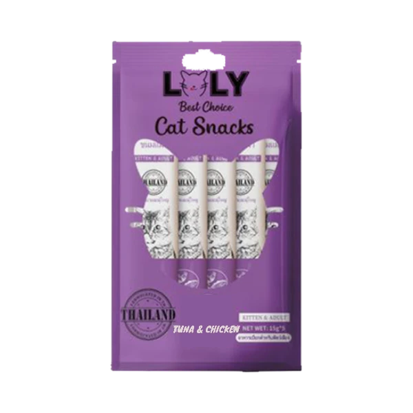 Loly Cat Treats with Chicken & Tuna 5x15g