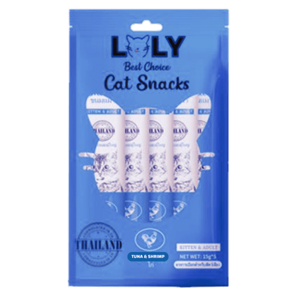 Loly Cat Treats Tuna & Shrimp 5x15g