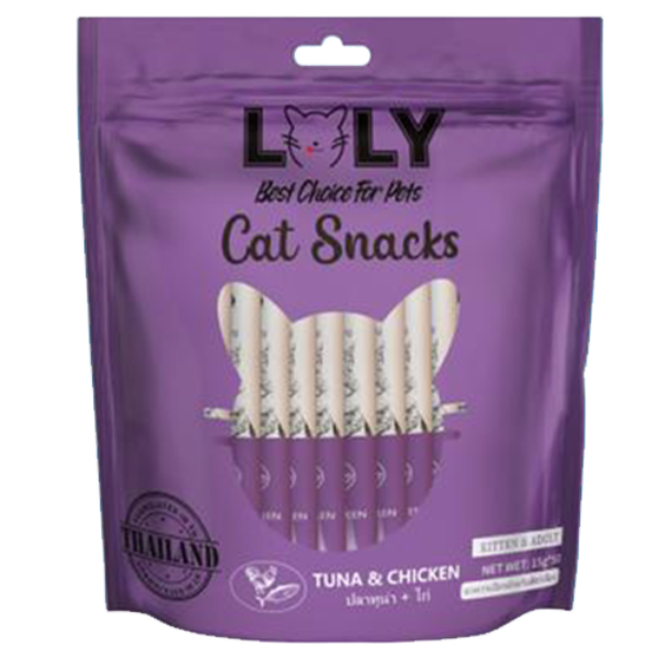 Loly Cat Treats Tuna & Chicken 50 Sachets