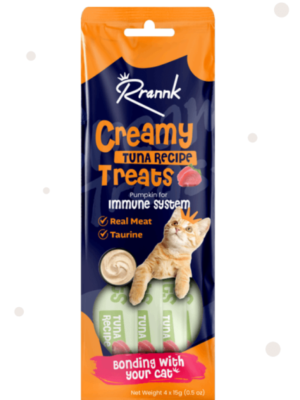 رانك كات مكافآت للقطط بالتونا لتعزيز الجهاز المناعي 4×15 جرام