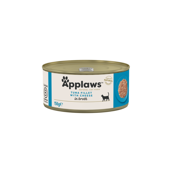 Applaws Tuna Fillet with Cheese Canned Cat Food, 156g