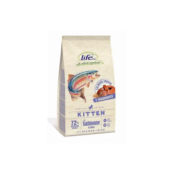 Lifecat Kitten With Salmon & Rice 400G