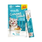 روياليست مكآفات للقطط كريمية بالتونة 5×15جرام