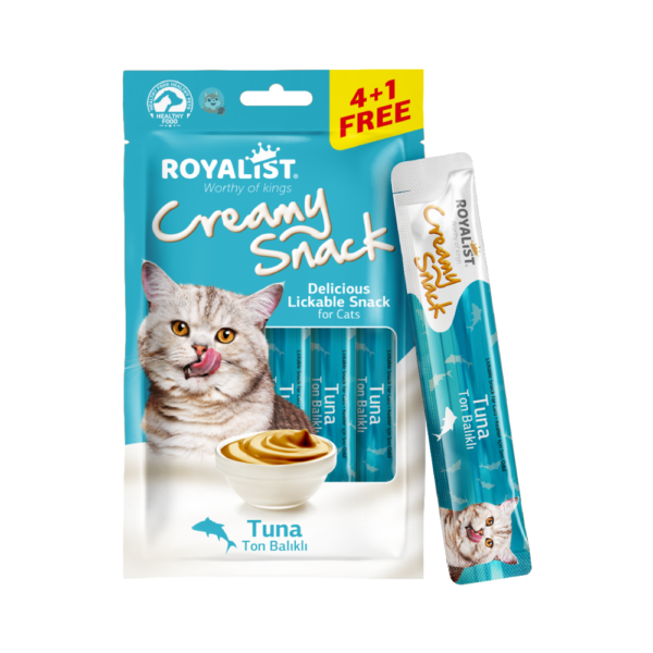 Royalist Creamy Snack Pack Tuna / Cat Treat 5×15g