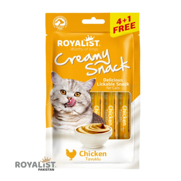 Royalist Cat Creamy Snack Pack Chicken 5×15g