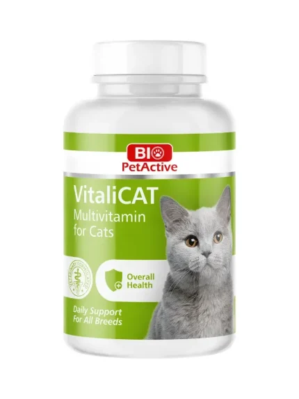 بيو أكتيف فيتالي كات متعدد الفيتامينات للقطط 60 قرصًا