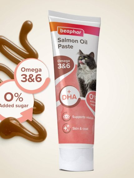 بيفار معجون زيت السالمون للقطط 100جرام