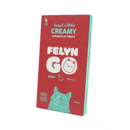 فيلاين جو مكافآت كريمية للقطط – بنكهة البط | 4 × 15 جم
