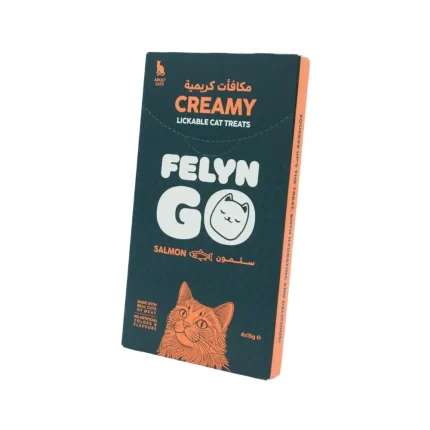 فيلاين جو مكافآت كريمية للقطط – بنكهة السلمون | 4 × 15 جم