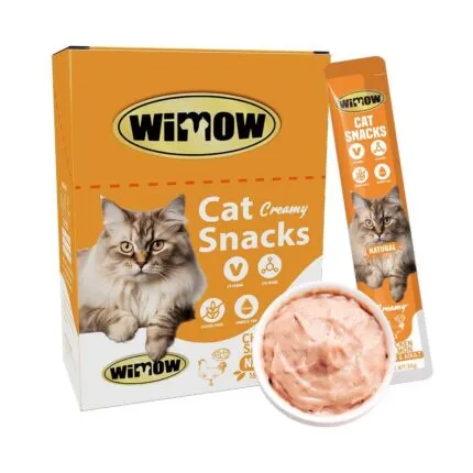 ويمو مكافات للقطط دجاج وسلمون 45×16 جرام