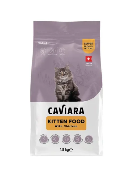 كافيارا طعام جاف للكيتن - دجاج 1.5 كغ