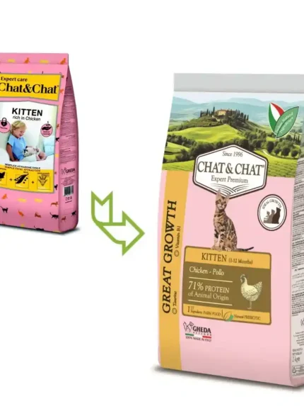 شات آند شات إكسبيرت – طعام جاف للقطط الصغيرة غني بلحم الدجاج – 15 كجم