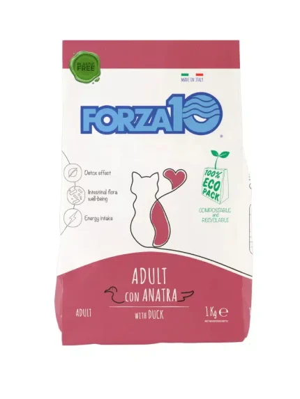 فورزا 10 للقطط البالغة بطعم لحم البط 350 جرام