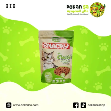 سناكي – طعام رطب للقطط البالغة بالدجاج في الجيلي – 85 جرام