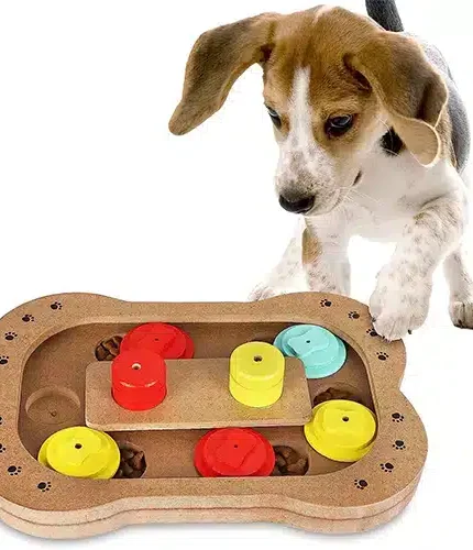 لعبه قطط وكلاب للتدريب خشب بازل مستطيله