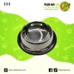 صحن طعام وشراب استيل صغير للقطط والكلاب