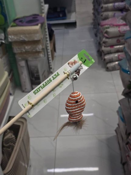 سنارة للقطط مع سمكة