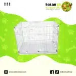 قفص حديدي للحيوانات وسط الوان متعددة