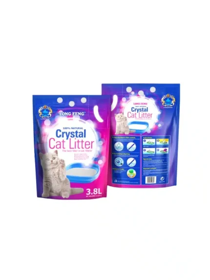 رمل كريستال برائحة اللافندر للقطط 3.8 لتر – لونج فينج