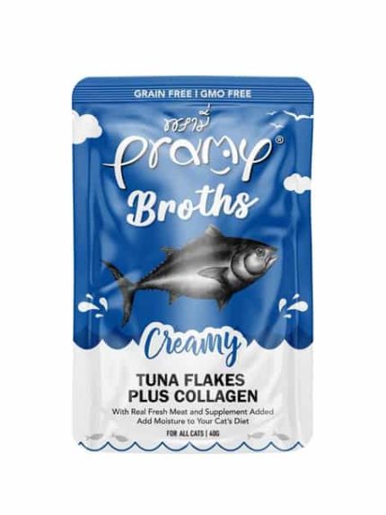 برامي شوربة تونة والكولاجين – طعام قطط طبيعي لذيذ 40 جرام