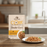 ويلنس كور - أظرف طعام رطب بالدجاج وكبد الدجاج في المرق (85غ)