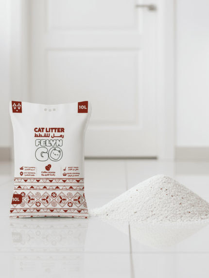فيلاين قو رمل قطط بنتونيت برائحة القهوة 10 لتر