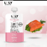 معجون لولي للقطط بنكهة السلمون (110 جرام) | مكافآت عصارة مغذية