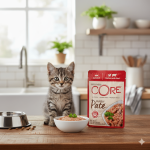 باتيه ويلنس كور للقطط البالغة - دجاج ولحم بقري 85 جرام