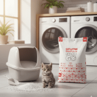 فيلاين قو رمل قطط 10 لتر: بنتونيت مُكتّل برائحة التوت المشكل